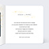 Faire-part Mariage Poudre Ocre