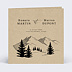 Faire part mariage Idylle à la Montagne