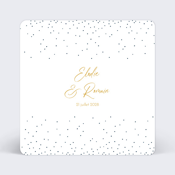 Faire-part Mariage Pois