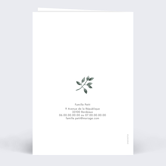 Faire-part Mariage Fiori