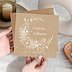 Faire-part Mariage Couronne Kraft