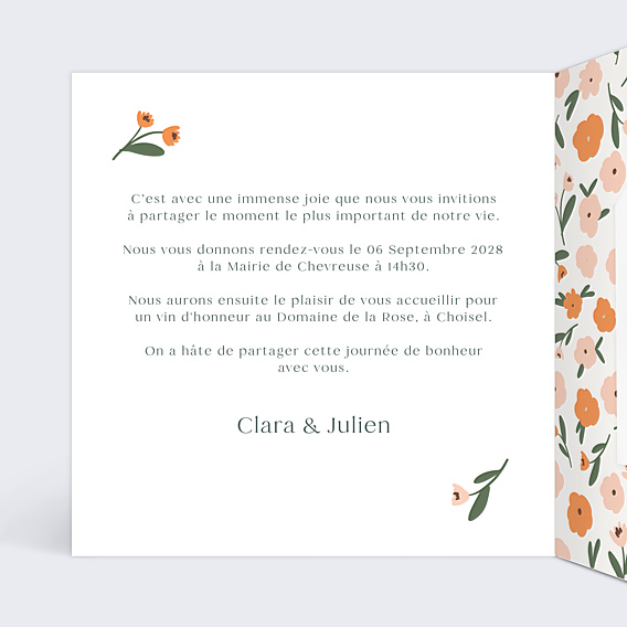 Faire-part Mariage Graines à Planter