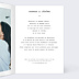 Faire part mariage Polaroïd 2 Photos Intérieur Droit