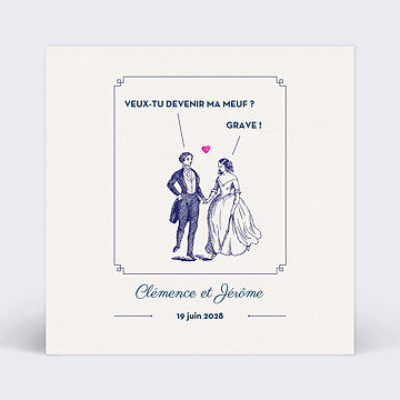 Faire-Part de Mariage Virtuel Hirondelle d'amour