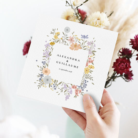 Faire part mariage Idylle Bucolique Après 1