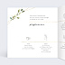 Faire-part Mariage Modern Love Blanc