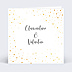 Faire-part Mariage Dorure Romance