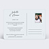 Faire-part Mariage Carte Postale Chic