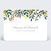 Faire-part Mariage Fruits et Fleurs