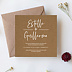 Faire part mariage Bohème kraft