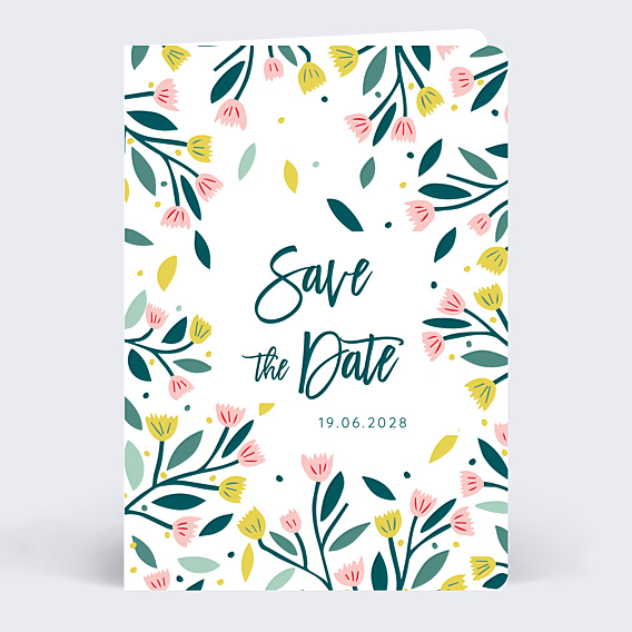 Faire-part Mariage Floral Atmosphère