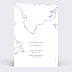 Faire-part Mariage Map voyage