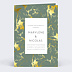 Faire-part Mariage Marbre Vert