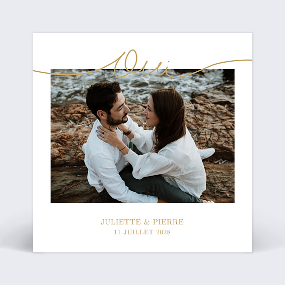 Faire-part Mariage Ligne