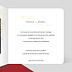 Faire-part Mariage Poudre Ocre