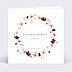 Faire-part Mariage Couronne jardin sauvage