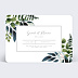Faire part mariage Idylle Végétale