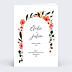 Faire part mariage Arche Champêtre