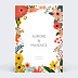 Faire part mariage Bouquet Printanier