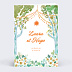 Faire part mariage Guinguette champêtre