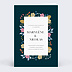Faire part mariage Jardin Secret