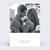 Faire part mariage Ligne du cœur photo