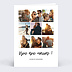 Faire part mariage Multiphoto Chic