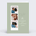 Faire part mariage Photomaton Amande