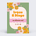 Faire part mariage Rétro 70