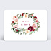 Faire-part Mariage Roses Rouges