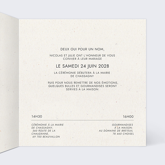 Faire-part Mariage Couple Dansant
