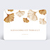 Faire-part Mariage Ginkgo Débordant
