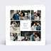Faire part mariage Multiphotos chic