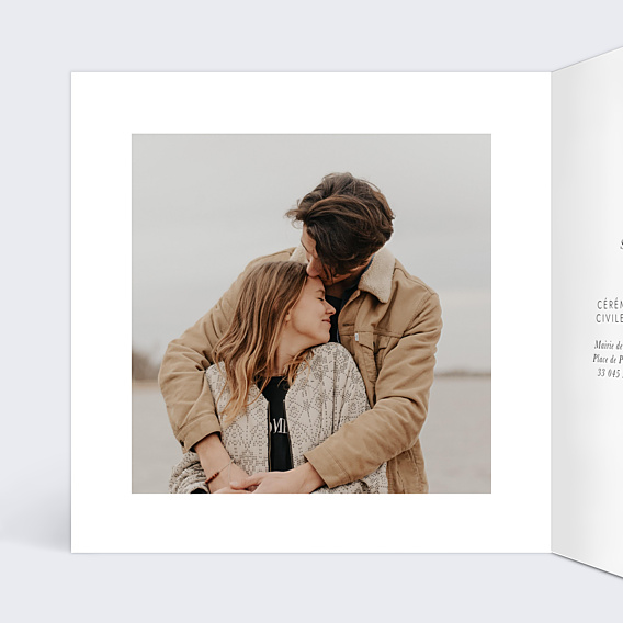 Faire-part Mariage Tendresse