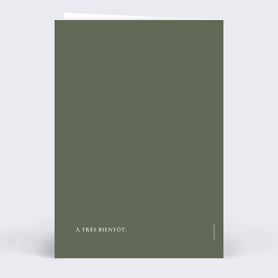 Faire part mariage Deux Prénoms Verso