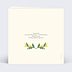 Faire part mariage Couronne de Mimosa Verso