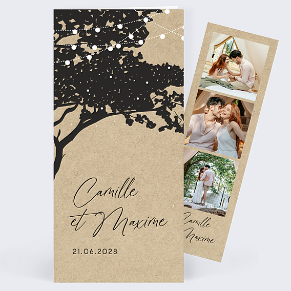 Faire-part Mariage Arbre