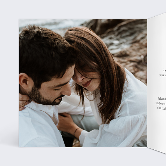 Faire-part Mariage Calligraphie Oui !