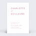 Faire-part Mariage Maison Lemoine X Popcarte - Ivory
