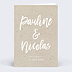 Faire-part Mariage Jolie Typo