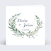 Faire part mariage Couronne de Laurier