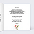 Faire-part Mariage Portrait minimaliste avec couronne champêtre
