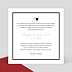 Faire part mariage Noir et Blanc Verso