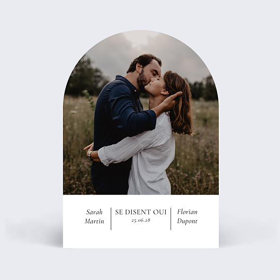 Faire-part Mariage Éditorial I