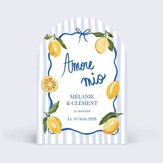 Faire part mariage Dolce Vita