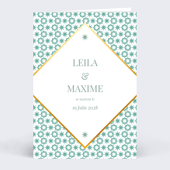 Faire part mariage Marrakech