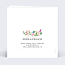 Faire-part Mariage Couronne Champêtre Aquarelle