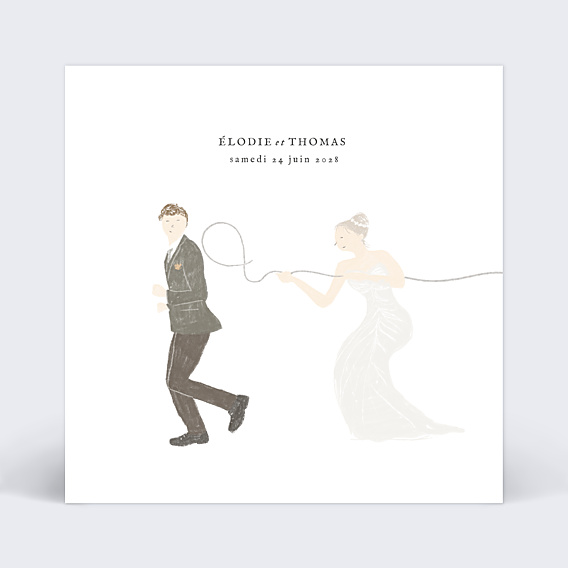 Faire part mariage Humour