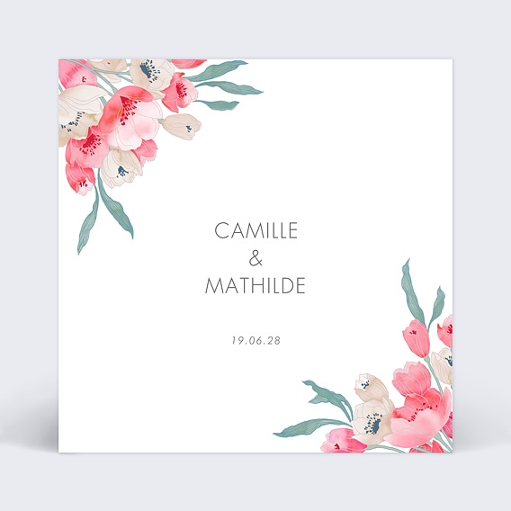 Faire part mariage Bohème Chic