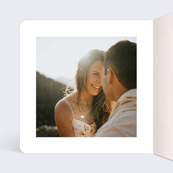 Faire part mariage Royaume enchanté Intérieur Gauche